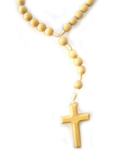 ROSARIO MADERA CORDON BLANCO GRANDE