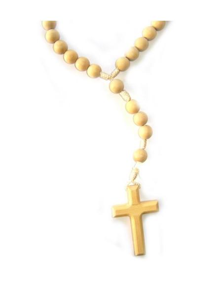 ROSARIO MADERA CORDON BLANCO GRANDE