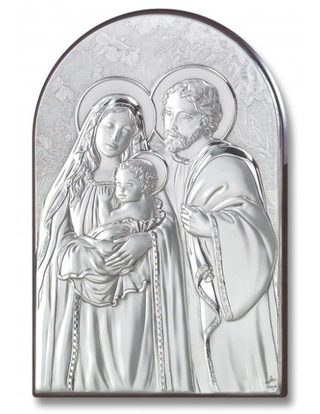 CUADRO SAGRADA FAMILIA MADERA AG OJIVA 30CM /AG1957257