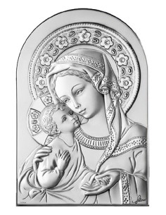CUADRO VIRGEN NIÑO MADERA AG OJIVA 30CM /AG1818257