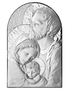 CUADRO SAGRADA FAMILIA MADERA AG OJIVA 13CM /AG1574SL168