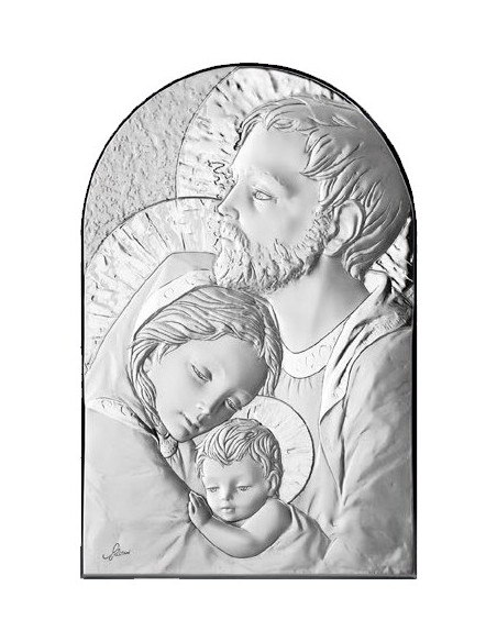 CUADRO SAGRADA FAMILIA MADERA AG OJIVA 13CM /AG1574SL168