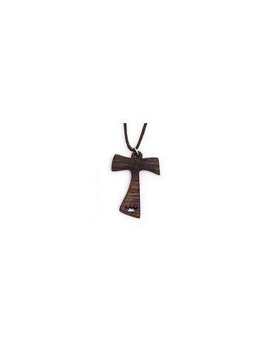 CRUZ CUELLO TAU MADERA CORDON /CORMAD320