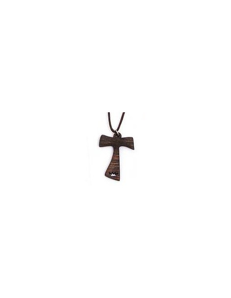 CRUZ CUELLO TAU MADERA CORDON /CORMAD320