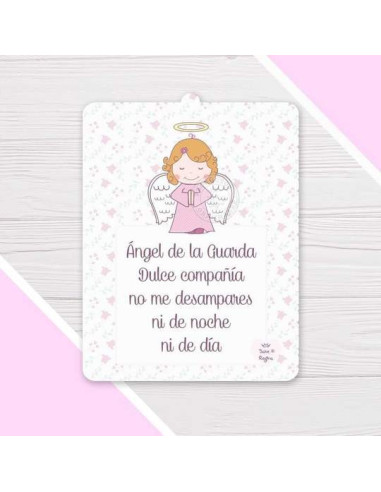 CUADRO XFIS ANGELITO ROSADO 18X15CM /CUA137236