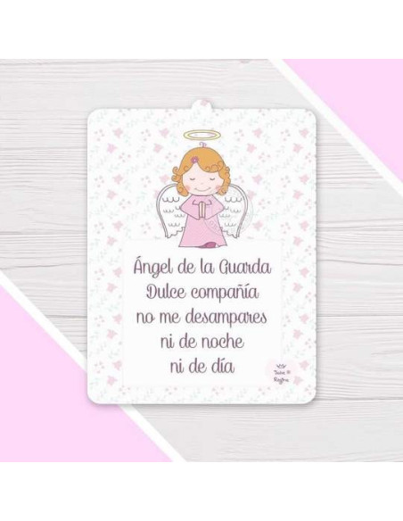 CUADRO XFIS ANGELITO ROSADO 18X15CM /CUA137236
