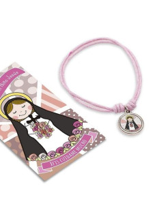 PULSERA SANTA TERESITA CORDON /PUL230121