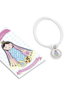PULSERA VIRGEN RAYOS CORDON /PUL230100