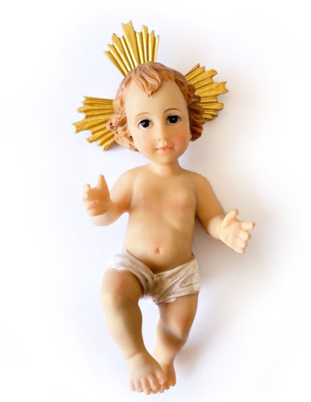 FIGURA NIÑO JESUS ALABASTRO TRES PODERES 15CM