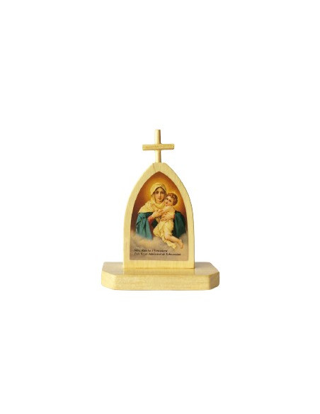 CUADRO MATER PEREGRINA NATURAL 9CM /340