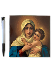 CUADRO MATER CERAMICA COLOR 15X15CM