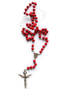 ROSARIO ESPIRITU SANTO MADERA METAL 6MM CAJA /RL525L