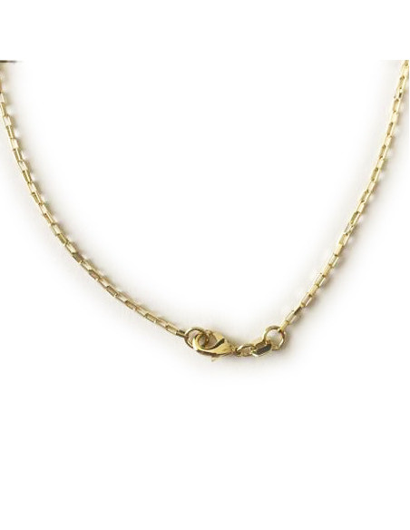 CADENA ENCHAPADA ESLABON FINO 45CM