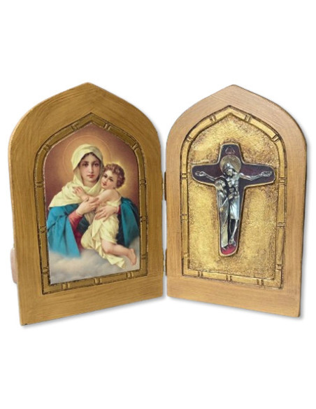 DIPTICO MATER CRUZ UNIDAD 18CM