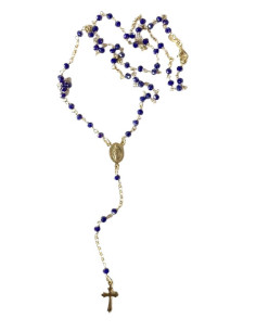 ROSARIO CUELLO VIRGEN RAYOS AG ENCHAPE 37CM