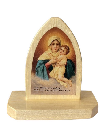 CUADRO MATER PEREGRINA NATURAL 7CM /07-06