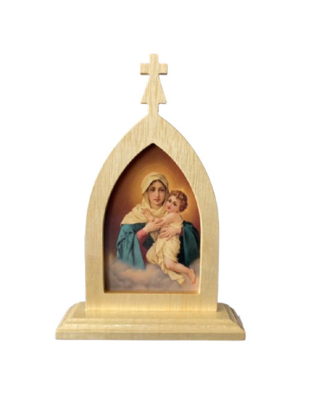 CUADRO MATER PEREGRINA NATURAL 25CM /25-06
