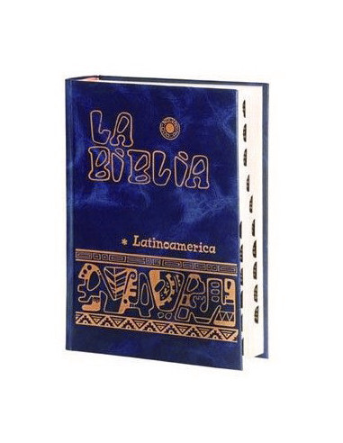 LA BIBLIA LATINOAMERICANA BOLSILLO SEÑALADA 16X11CM