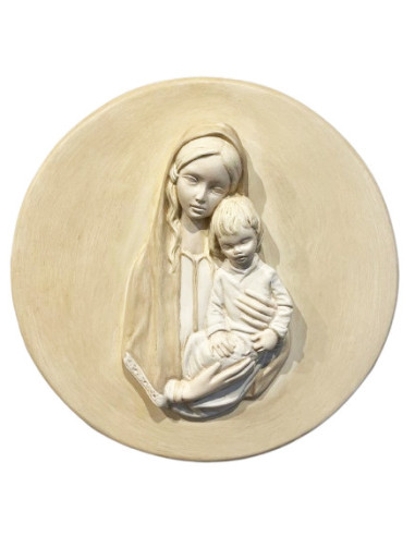 CUADRO VIRGEN ALARGADA DISCO SIÑA 30CM