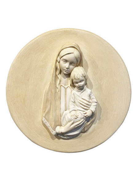 CUADRO VIRGEN ALARGADA DISCO SIÑA 30CM
