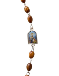 ROSARIO VIACRUCIS MADERA METAL 2