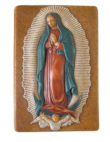 CUADRO VIRGEN GUADALUPE COLGAR PIEDRA 9X6CM /1724