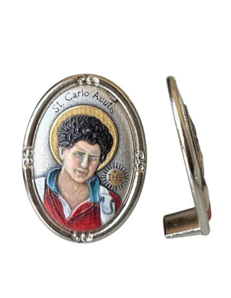 CUADRO CARLO ACUTIS SOBREMESA METAL 4CM /7099
