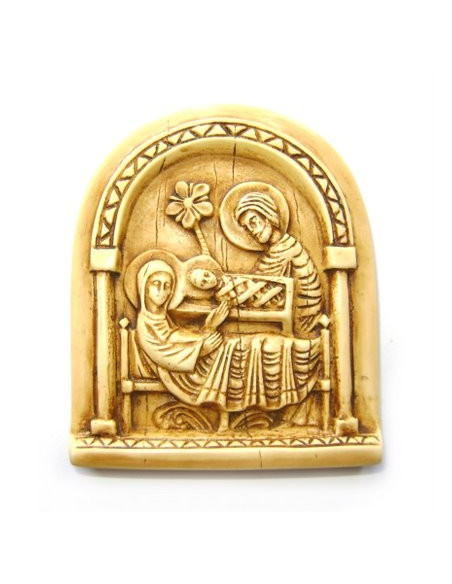 CUADRO NATIVIDAD MARFILINA 8CM /1716