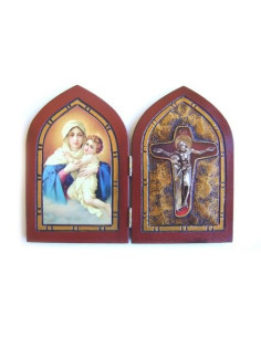 DIPTICO MATER CRUZ UNIDAD 16CM