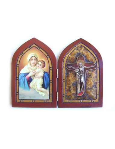 DIPTICO MATER CRUZ UNIDAD 16CM